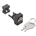 Omron A165K-J2M-2 Key Type Selector and Switch, Solder Terminal, IP65 Oil Resistant, 16mm Mounting Aperture, 2 Notches, Manual Reset Method, Left and Right Key Release Postion, Rectangular,Double Pole Double Throw Contacts