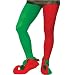 Toys : Red & Green Elf Tights Adult