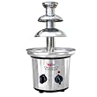 Total Chef TCCSF-02 Stainless-Steel 2-Tier Chocolate Fountain