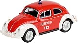 Schuco 452572500 - VW K&auml;ferFeuerwehr, 1:87, rot / weiss