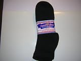 DIABETIC SOCKS,3 PAIR BLACK,SIZE 10-13 MENS ,SPORT 1/4 LENGTH,PHYSICIANS CHOICE