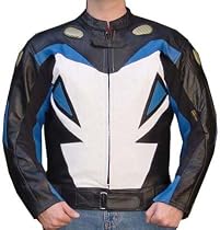 VIPER Leather Motorcycle Racing Jacket With Kevlar Padding
