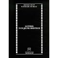 Lettres � un jeune monteur