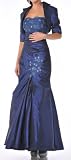 Zeilei 9194 Taffeta Strapless Mother of Bride Dress with Jacket