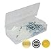 Ribbed Plastic Anchor Kit with Screws and Masonry Drill Bit (#14-16 x 1-1/4