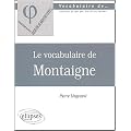 Le vocabulaire de Montaigne