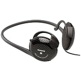 Buy Aiwa HP-AJ123 Neckband Headphones (Open Air Type, Carbon) by Aiwa