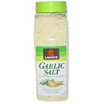 Lawry's Garlic Salt: Coarse Ground with Parsley (33 oz. or 2.06 lbs) New Larger Size