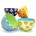 Dancing Dots set/4 - 3.5 Deep Bowls by All U Can Handle
