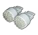 TuningPros LEDBL-3156-W19 Backup Reverse LED Light Bulbs 3156, 19 LED White 2-pc Set