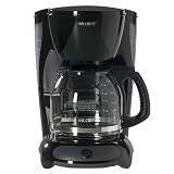Mr. Coffee TF13 12-Cup Drip Coffeemaker, Black