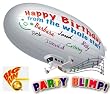 Megatech Party Blimp, with Music, Lights and Stencils