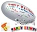Megatech Party Blimp, with Music, Lights and Stencils