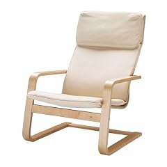IKEA Schwingsessel "PELLO" Sessel Freischwinger Loungechair Birke Stahl