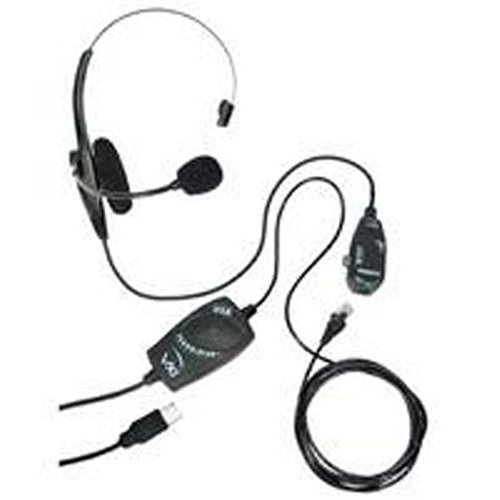 VXI TalkPro USB-100 Headset with Noise Canceling Microphone for Speech Recognition and VoIP Parrott