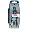 Herlitz 11122330 Schnellverstellzirkel my.pen hellblau/dunkelblau mit Zusatzminen und Anspitzm�glichkeit