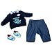 Zapf Creation Baby Born Boy Luxury Clothing Set, 1 ass. (Refreshed)