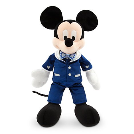 Disney Mickey Mouse Plush - Disneyland Diamond Celebration - Medium - 15''
