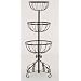 Gardman 3 Tier Flower Fountain Baskets Black