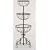 Gardman 3 Tier Flower Fountain Baskets Black