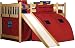 Jr. Loft Bed with Tent and Slide