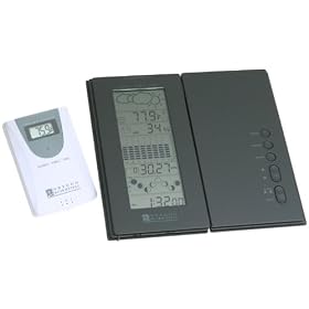 Oregon Scientific BA928 Cable-Free Moonphase Weather Clock by Oregon Scientific