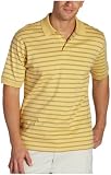 IZOD Men's Short Sleeved Interlock Striped Polo Shirt