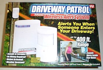 Driveway Patrol Infrared wireless home security alarm system