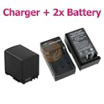 41XGXAMJUOL. SL160 SS150  #8: 2 PACK Canon BP 819 Battery + Replacement Battery Charger for Canon Digital Camera VIXIA HF 10 / HF 100 / HF 11 / HF 20 / HF 200 / HF 21 / HF M30...