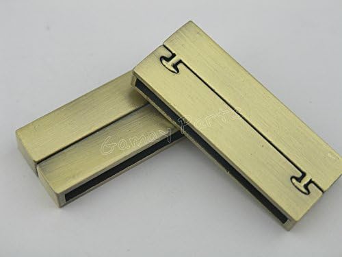 3 Sets 44.5x4.0mm Strong Matte Antique Brass Magnetic Clasp for Brazil Bracelet