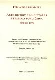 Arte de tocar la guitarra Española por música : Madrid 1799