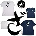 Za - As in Za-boom, the sound of a wave breaking. A large surf themed graphic appears on the back and a smaller inverted one on the front left breast. This 100% cotton t-shirt is available in white and navy.