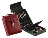 Royce Leather Pocketbook Jewelry Case 924-5 - Burgundy