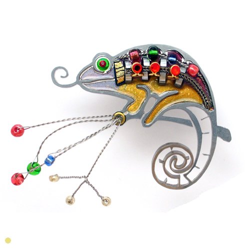 Childrens Toyshop  Jewelry : Chameleon Pin from the Artazia Collection #9961 NP OP