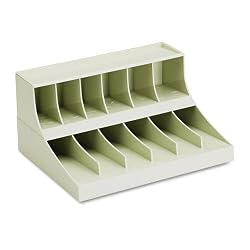 MMF IndustriesTM Combo Coin Wrapper/Currency Band Rack, 12 Pockets, 10-5/8 x 8-3/8 x 5-3/8