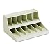 MMF IndustriesTM Combo Coin Wrapper/Currency Band Rack, 12 Pockets, 10-5/8 x 8-3/8 x 5-3/8