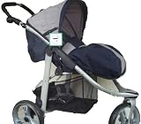 Zooper Trio - 3 wheeled Pushchair. (Navy)