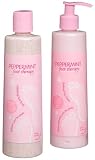 Upper Canada Peppermint Foot Therapy Candy Striped with Foot Scrub and Foot Cream Gift Set