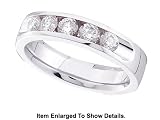Top Quality Ladies Comfort Fit 14k. Solid Gold 1.00 ct. Genuine Diamond Wedding Ring