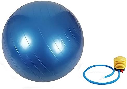 Exercise Stability Ball - Best Core Exercises For Great Fitness - Tone Muscles Using Balanced Workout Routines - Inflatable Anti-Burst Yoga &amp; Pilates Ball With Free Foot Pump - Free Fitness Home Workout e-Book - Lifetime Replacement Guarantee