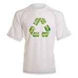 Artsmith, Inc. Men's Sports T-Shirt Recycle Symbol in Leaves