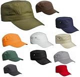 Army Military Cap im Kuba Castro Look in 13 Farben und Camouflage