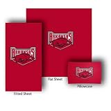 NCAA Arkansas Razorbacks Fitted/Flat Bed Sheet and Pillow Case Set