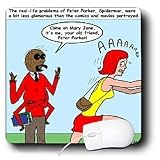Rich Diesslins Funny General - Editorial Cartoons - Issues of the Real Spiderman - Mary Jane - Mouse Pads