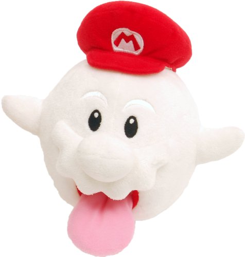 Childrens Toyshop  Toys : Super Mario Galaxy: Ghost Mario Hat Plush
