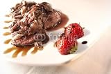 Wallmonkeys Peel and Stick Wall Decals - Filet Mignon with Strawberry Sauce - 24