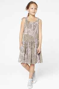 Girl's Jungle Print Poplin Tank Dress