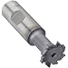 Niagara Cutter TS109 T-Slot Shank Type Cutter, High Speed Steel, TiAlN Coated, Weldon Shank, 10 Helix Angle, 1" Cutter Diameter, 8 Tooth, 3/16" Width