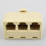 NEEWER® Phone Telephone Modular Line Jack 3-Way Outlet Splitter