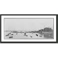 Historic Print (M): Yacht anchorage and club houses, South Boston, Mass.